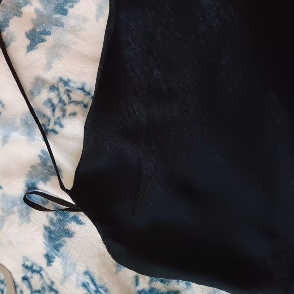 Black Women's Cami Top - Lightweight Strappy Tank - Picture 7 of 11